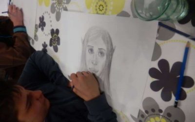 Izdelava portretov na risarski delavnici