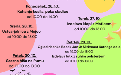 Krompirjeve počitnice – program